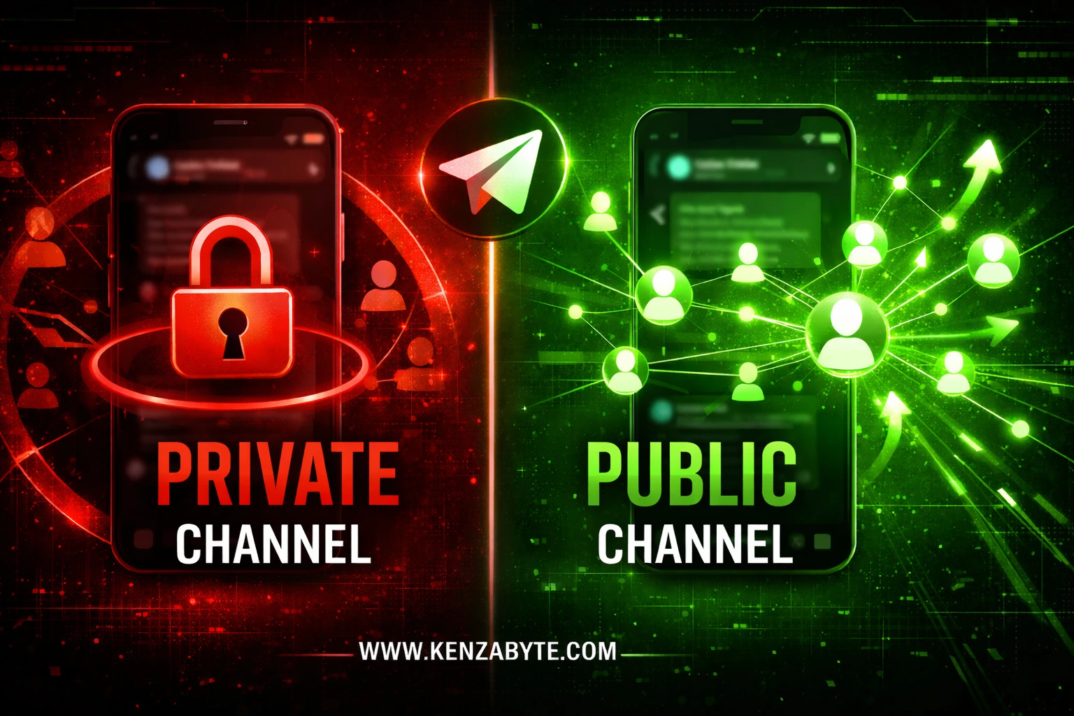 Difference Between Public and Private Telegram Channel