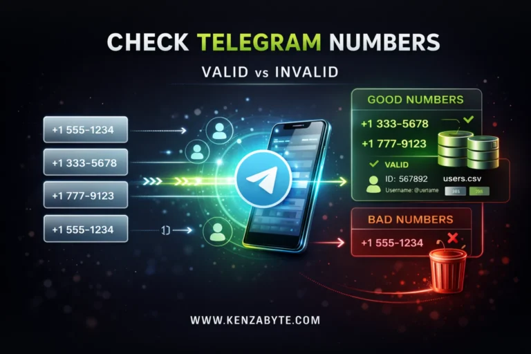 Telegram Number Checker to check if a Phone has Telegram