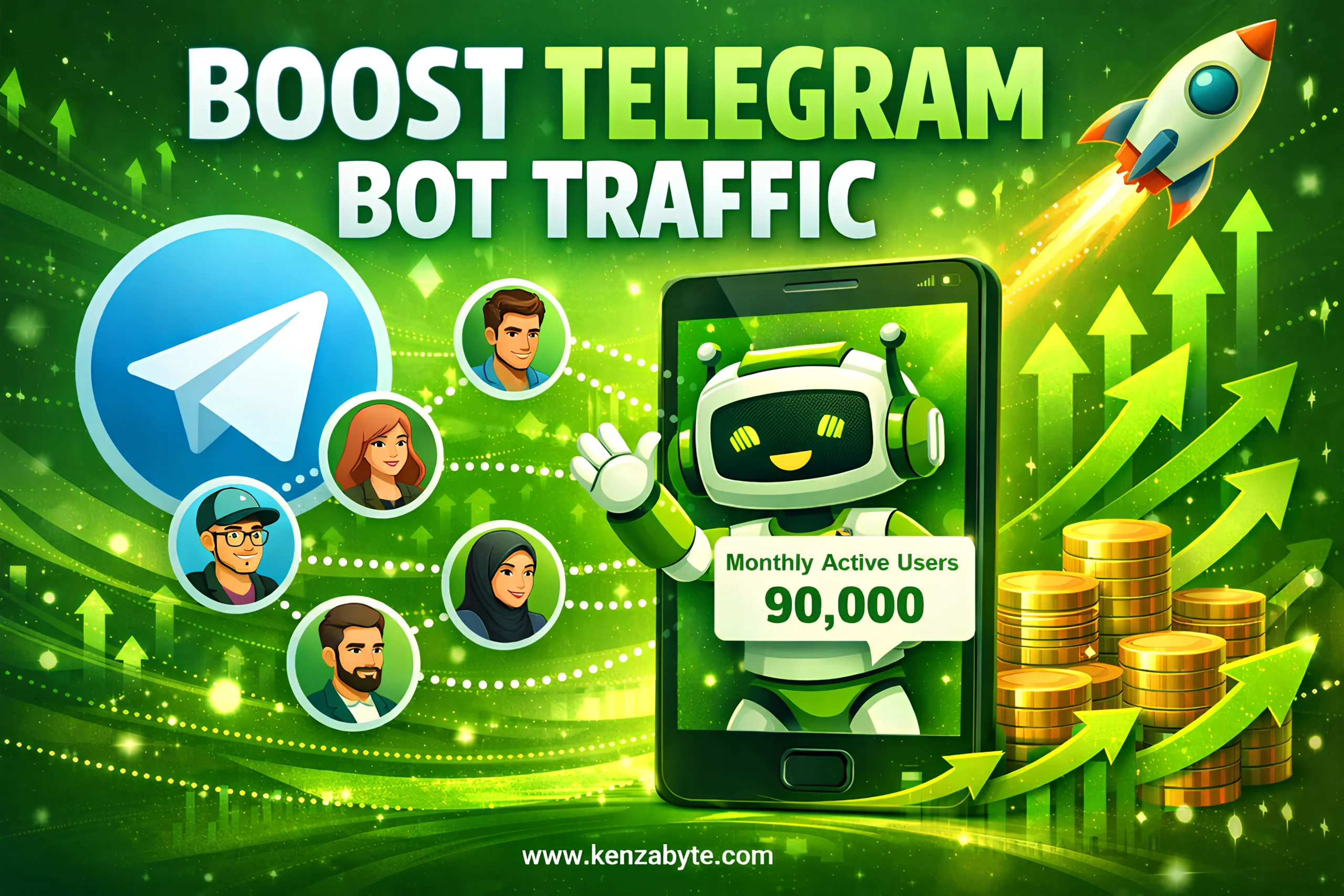 Buy Telegram bot starts