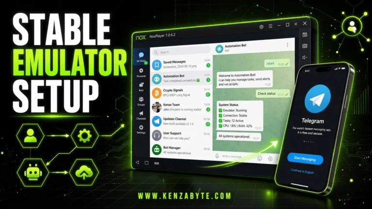 How to Set Up an Emulator for Telegram Automation