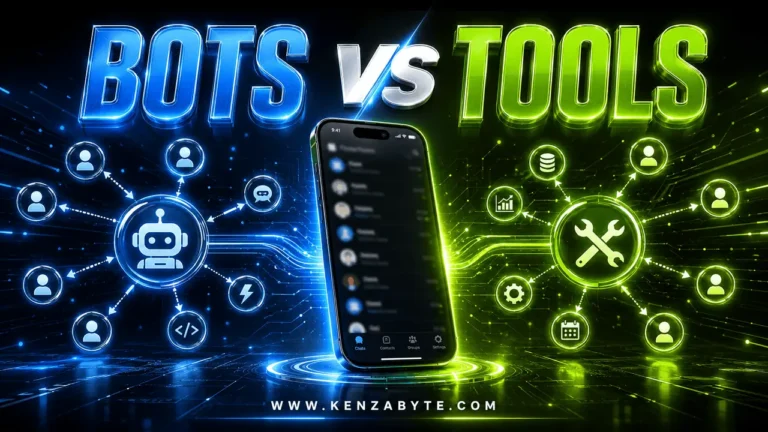 Difference between telegram bots and telegram tools