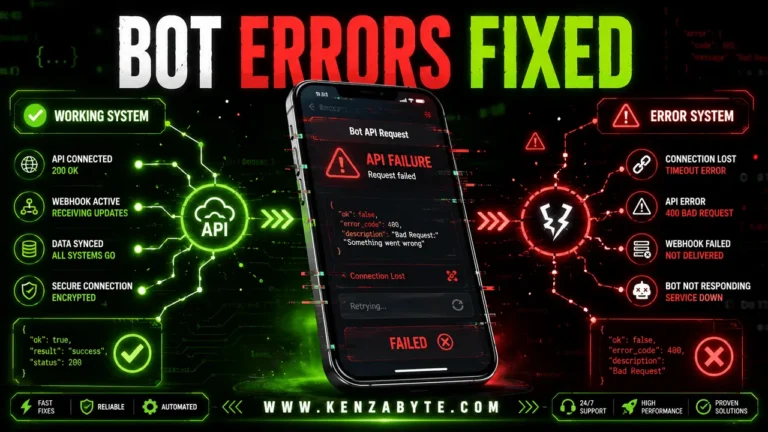 Telegram Bot Errors and Fixes